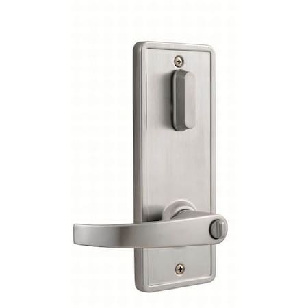 Dormakaba Hardware Interconnected Entry Double Locking with SC1 Keyway; 2-3/4" Backset and ASA Strike Satin Ch QCI250E626